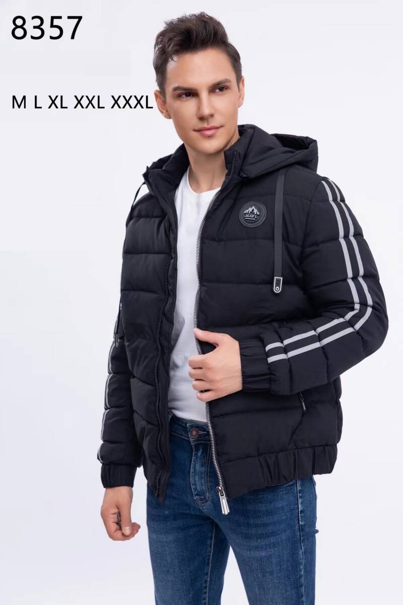 Kurtka męska zimowa Roz M-3XL, 1 Kolor Paczka 5 szt